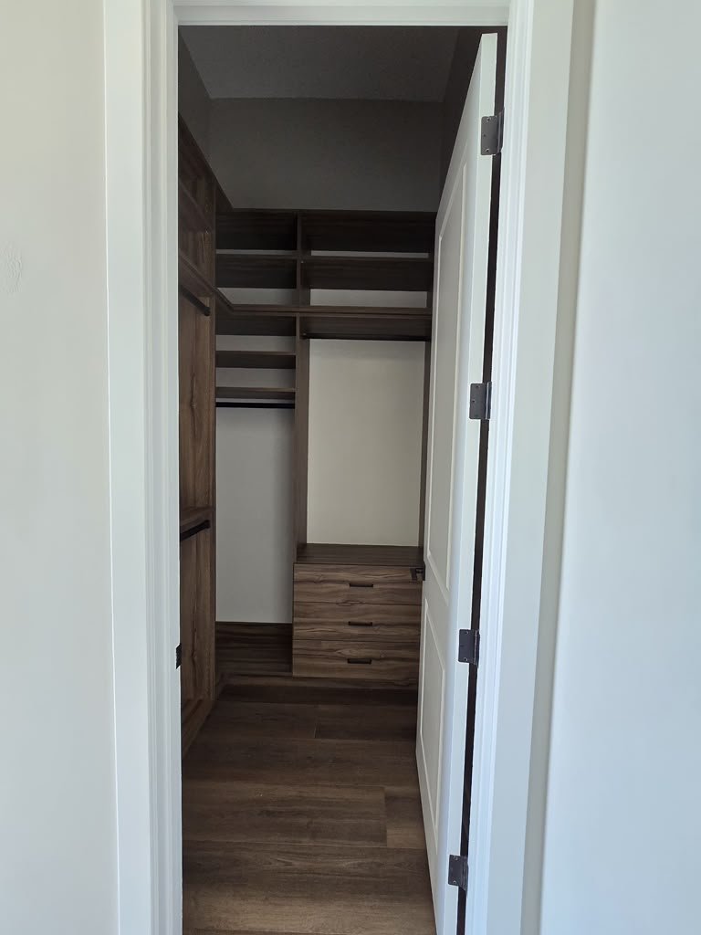 Freshly cleaned bedroom